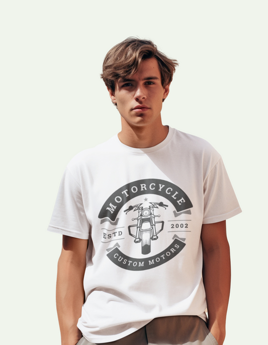 Motor Cycle Designed Men's Classic Tee